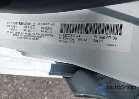 2015 Chrysler 200 C z USA, uszkodzony, nr VIN 1C3CCCCG3FN515394